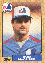 1987 Topps Baseball Cards      707     Bob McClure